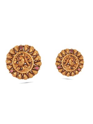 Gold Stone Earrings from Thangamayil Jewellery - South India Jewels | Stone  earrings, Jewelry, Earrings