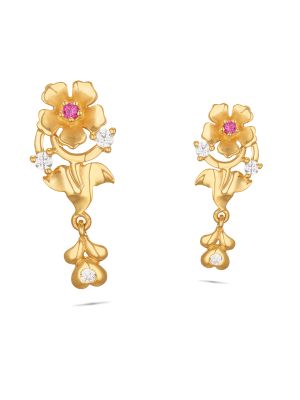 Fancy 3.5 G Ladies Gold Earrings at Rs 17500/pair in Rajkot | ID:  2852660714788