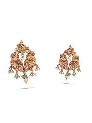 Gold Designer Pendant From Thangamayil Jewellery - South India Jewels