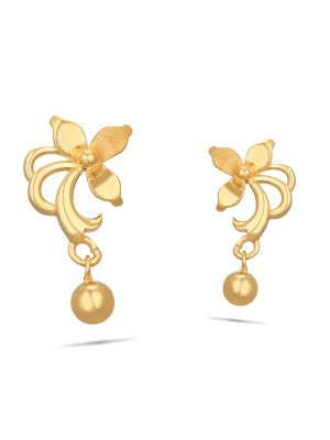 Traditional Enchanting Gold Earrings