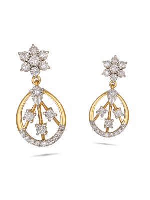 Buy 18Kt Trendy Pochette Diamond Earrings 155H9260 Online from Vaibhav  Jewellers