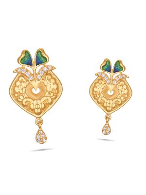 THANGAMAYIL Jewellery - Lakshanam Stunning Silver Jhumka Earring for  Women's (CSL23BSSD00032) (Gold Polished Silver Jewellery) : Amazon.in:  Jewellery