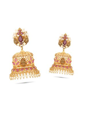 Elegant Floral Gold Earring