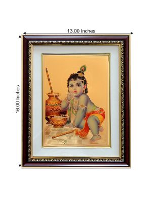 Blissful Krishna Delight Frame-hover