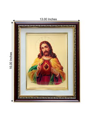 Empathetic Blessings Jesus Frame-hover