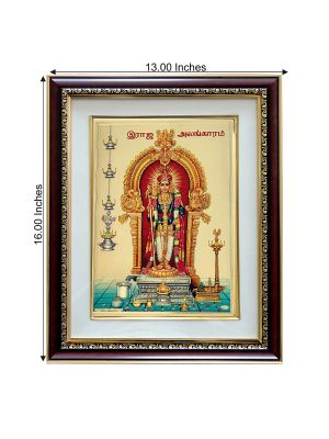 Majestic King Decorative Murugan Frame-hover