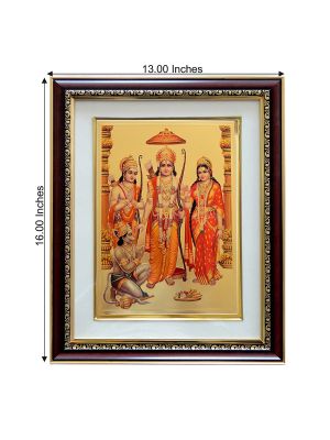 Lord Ram Darbar Reverence Frame-hover