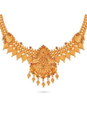 Mesmerising Gold Necklace-hover