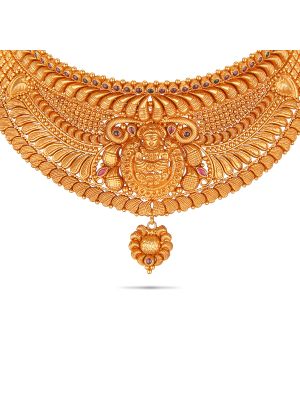 Bridal Gold necklace-hover