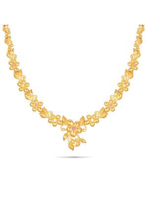 Elite Fancy Gold Necklace-hover