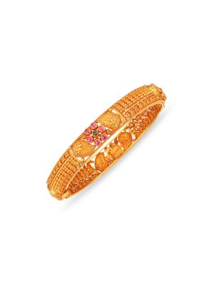 Latest Traditional Gold Bangle-hover