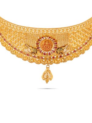 Elegant Bridal Choker Necklace-hover