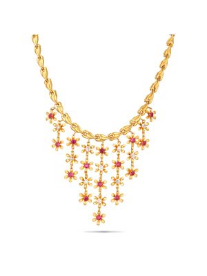 Elite Fancy Gold Necklace-hover