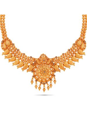 Mesmerising Gold Necklace-hover