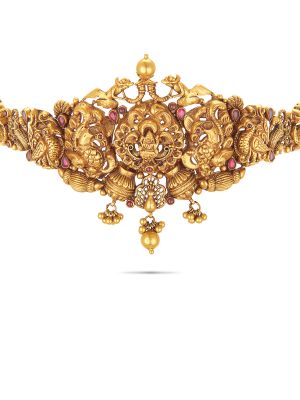 Mesmerising Nagas Antique Choker Necklace-hover