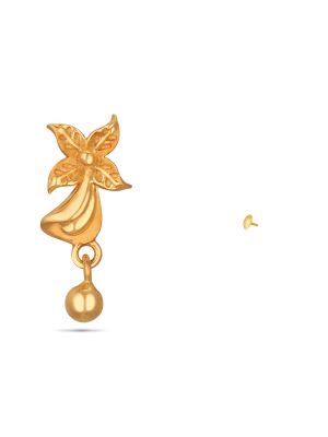 Trendy Drop Gold Earring-hover