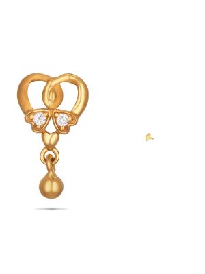 Trendy Drop Gold Earring-hover