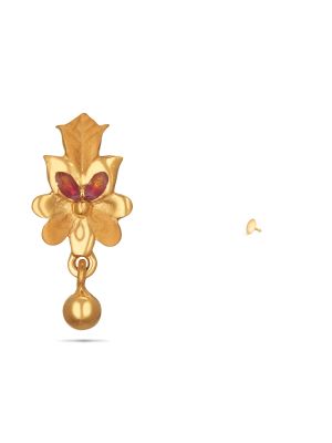 Trendy Drop Gold Earring-hover