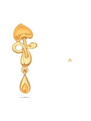 Charming Classy Gold drop Earring-hover