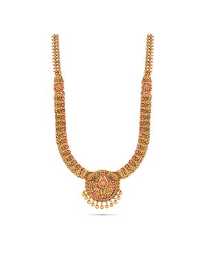 Royal Antique Peacock Gold Haram-hover