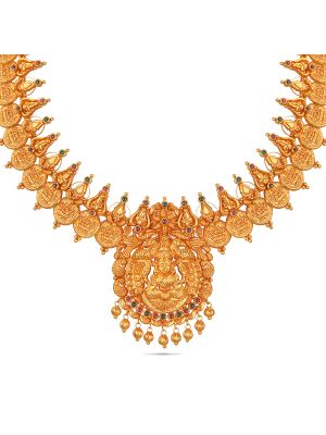 Lakshmi Gold Necklace-hover