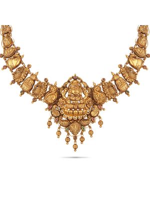 Antique Nagas Bridal Necklace-hover