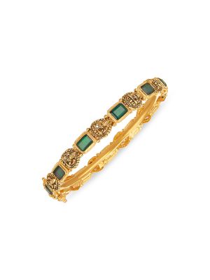 Exquisite Traditional Gold Bangle-hover