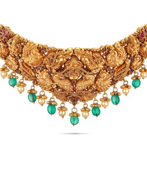 Enchanting Gold Choker Necklace-hover