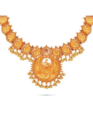 Exciting Gold Fancy Necklace-hover