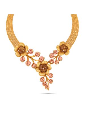 Elite Fancy Gold Necklace-hover