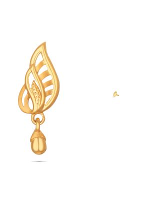 Charming Classy Gold drop Earring-hover