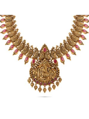 Mesmerising Nagas Gold Necklace-hover