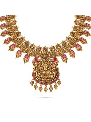 Mesmerising Nagas Gold Necklace-hover