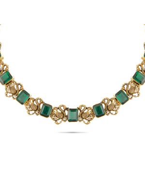 Mesmerising Nagas Antique Necklace-hover