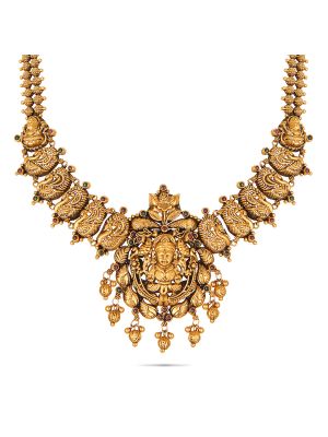 Mesmerising Nagas Antique Necklace-hover