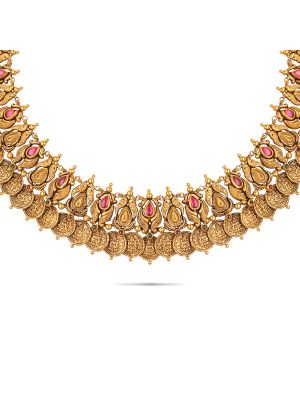 Mesmerising Nagas Antique Necklace-hover