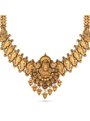 Mesmerising Nagas Antique Necklace-hover