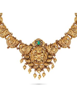 Exciting Nagas Antique Temple Necklace-hover