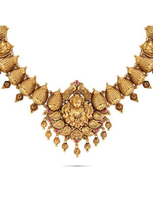 Exciting Nagas Antique Temple Necklace-hover