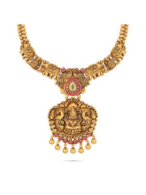 Stunning Gold Antique Necklace-hover