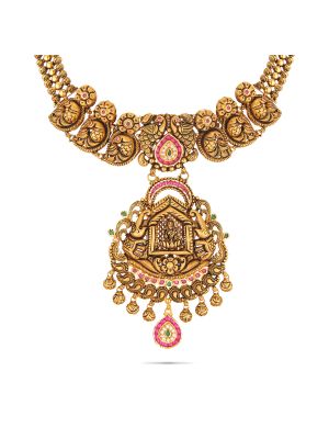 Stunning Gold Antique Necklace-hover