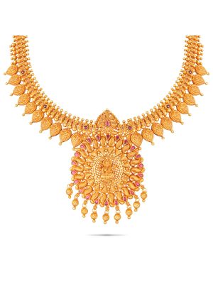 Exciting Gold Fancy Necklace-hover