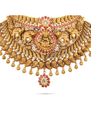 Royal Antique Choker Necklace-hover