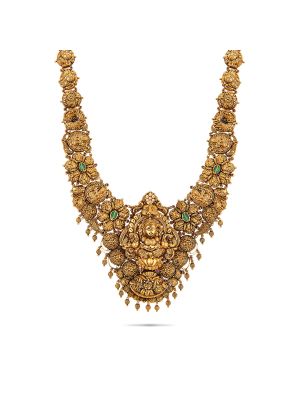 Mesmerising Nagas Antique Gold Haram-hover