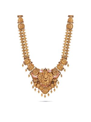 Mesmerising Nagas Antique Gold Haram-hover