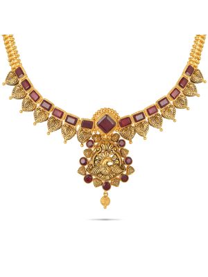 Mesmerising Gold Necklace-hover