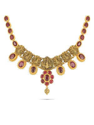 Mesmerising Gold Necklace-hover