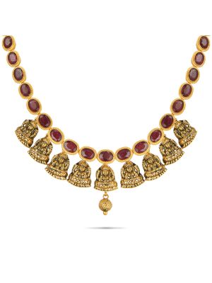 Mesmerising Gold Necklace-hover