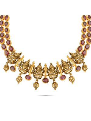 Mesmerising Gold Necklace-hover