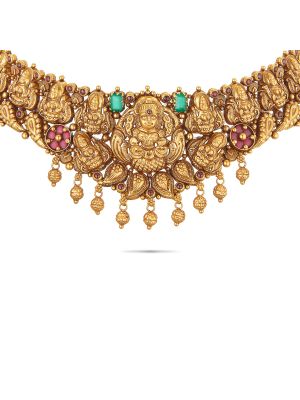 Mesmerising Nagas Antique Choker Necklace-hover